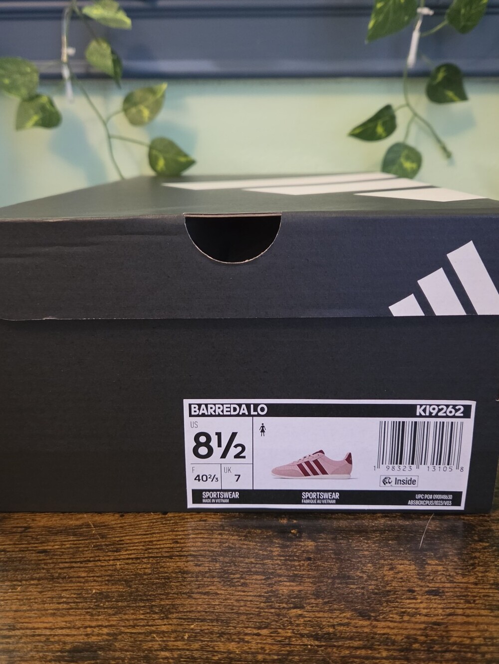 adidas Barreda Lo Shoes Womens 8.5 Sandy Pink Red Retro Y2K Terrace NIB - Picture 8 of 8